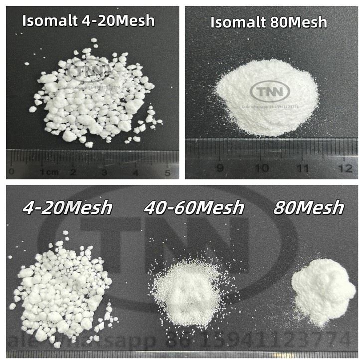 Isomalt 4-20háló 40-60háló 80 mesh CAS-szám 64519-82-0